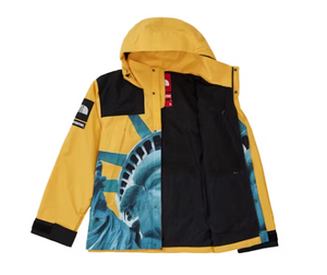 Veste Supreme The North Face Statue de la Liberté Mountain Jaune