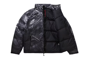 Veste trompe-l'œil Supreme The North Face imprimée Nuptse Noir