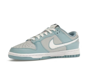 Nike Dunk Low Retro Fleece Swoosh Bleu usé