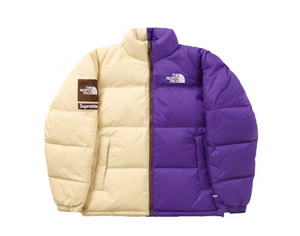 Veste Supreme The North Face Split Nuptse Tan