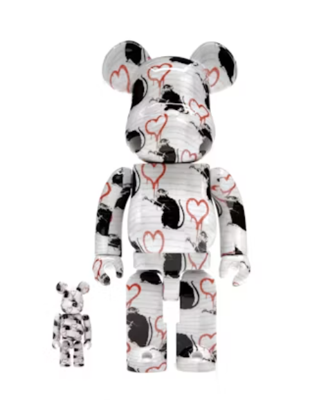 Coffret Bearbrick Love Rat 100 % et 400 %