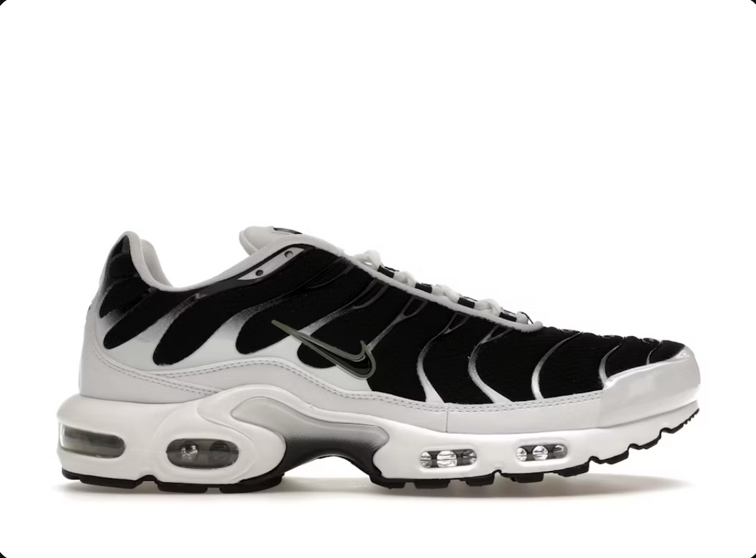 Nike Air Max Plus Blanc Noir Étain Métallisé