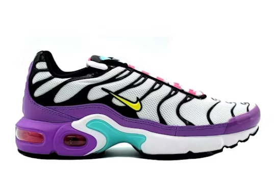 Nike Air Max Plus Violet vif Noir Blanc (GS)