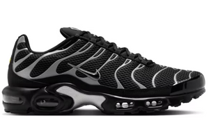 Nike Air Max Plus Premium Noir Réfléchissant Argent