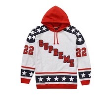 Load image into Gallery viewer, Supreme Hockey Hooded Sweatshirt (FW22) Ash Grey
