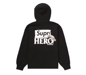 Sweat à capuche Supreme ANTIHERO (SS22) Noir