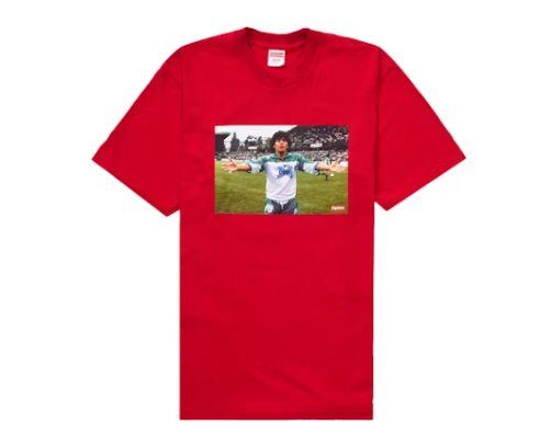 T-shirt Supreme Maradona Rouge