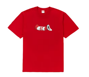 T-shirt Supreme Cat in the Hat Rouge