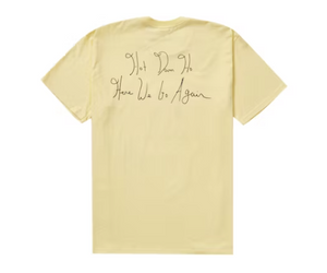 Supreme Lil Kim Tee Pale Yellow