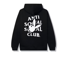 Load image into Gallery viewer, Anti Social Social Club Playboy Bunny Logo Hoodie Black
