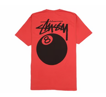 Charger l&#39;image dans la galerie, T-shirt teint par pigment Stussy 8 Ball Goyave
