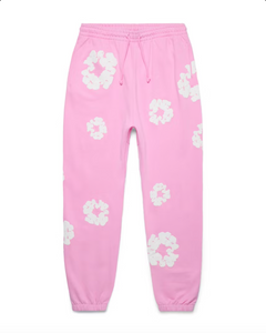 Pantalon de survêtement Denim Tears The Cotton Wreath rose 