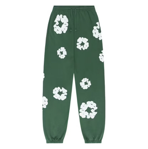 Pantalon de survêtement Denim Tears The Cotton Wreath vert 