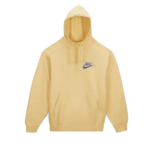 Supreme Nike Half Zip Hooded Sweatshirt Pale Yellow