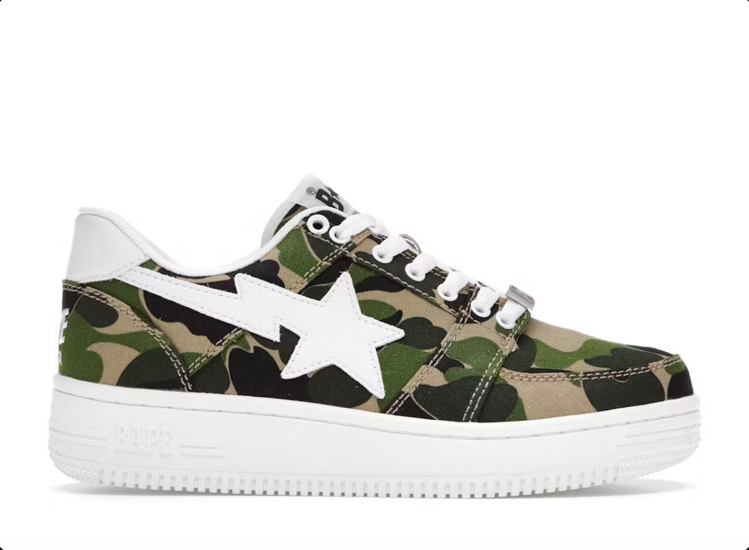 A Bathing Ape BAPE Sta Low ABC Camouflage 20th Anniversary Vert


