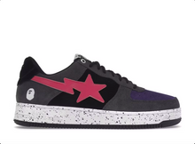 Charger l&#39;image dans la galerie, A Bathing Ape BAPE Sta Noir Gris Rose Suede
