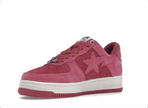 A Bathing Ape Bape Sta Pink Suede