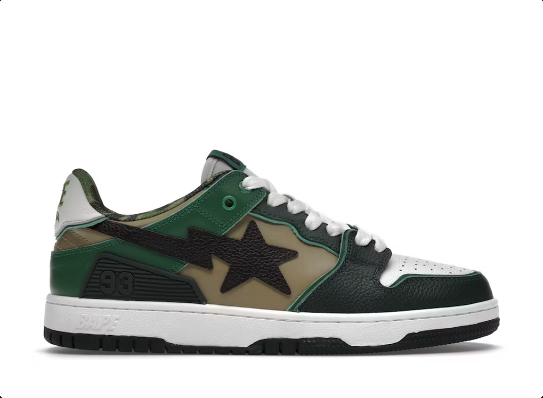 A Bathing Ape BAPE SK8 Sta ABC Camouflage Vert (2022)