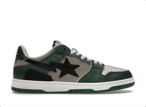 A Bathing Ape Bape SK8 Sta Green Grey