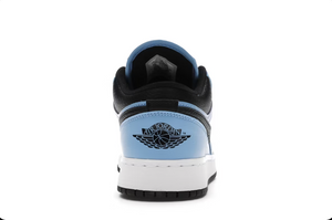 Jordan 1 Low Bleu Université Noir (GS)