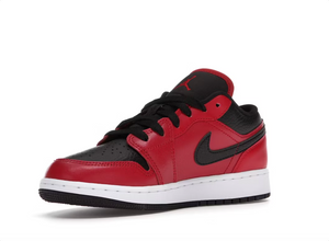 Jordan 1 Low Gym Rouge Noir Pebbled (GS)