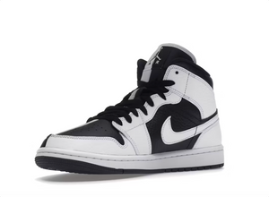 Jordan 1 Mid Split Noir Blanc