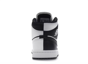 Jordan 1 Mid Split Noir Blanc