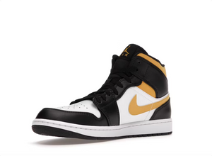 Jordan 1 Mid Blanc Pollen Noir