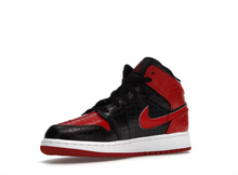 Load image into Gallery viewer, Jordan 1 Mid Bred Text (GS)
