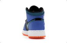 Charger l&#39;image dans la galerie, Jordan 1 Mid Racer Bleu Vert Abysse (GS)
