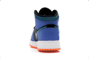 Jordan 1 Mid Racer Blue Green Abyss (GS)