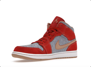 Jordan 1 Mid Rouge Denim