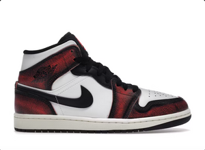 Jordan 1 Mid Wear-Away Chicago