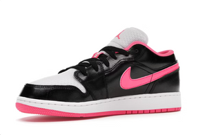 Jordan 1 Low Noir Blanc Hyper Rose