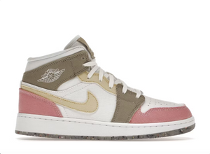 Jordan 1 Mid SE Vert vif pastel