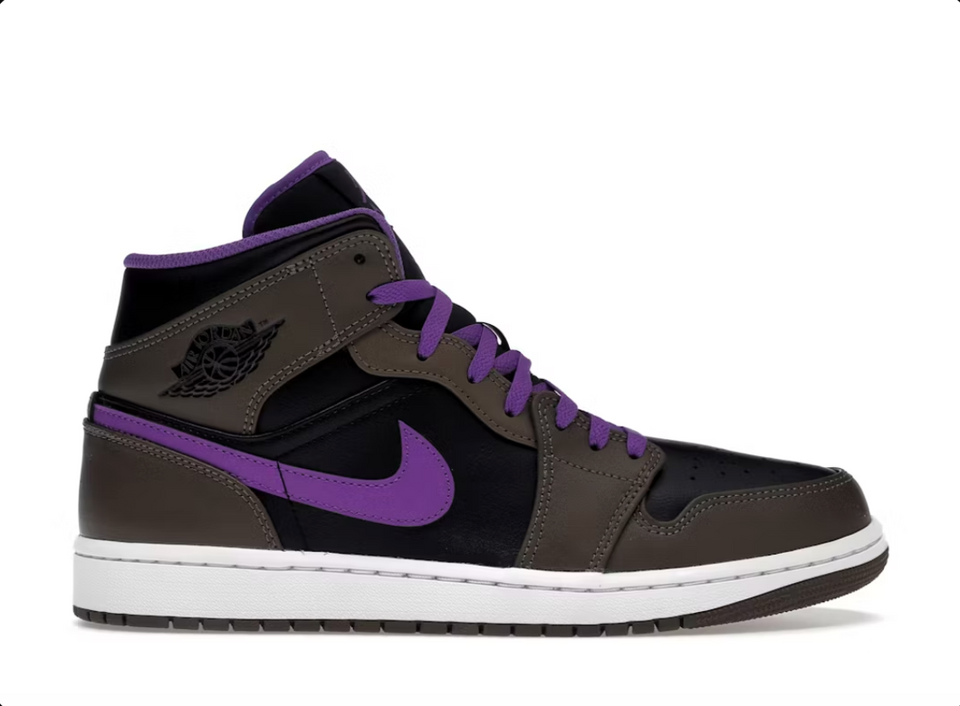 Jordan 1 Mid Violet Moka