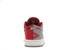 Charger l&#39;image dans la galerie, Jordan 1 Low SE Homage Split Rouge Gym Gris Ciment
