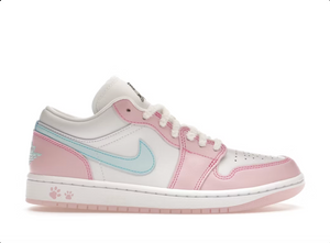 Jordan 1 Low SE Paw Print Mousse Rose