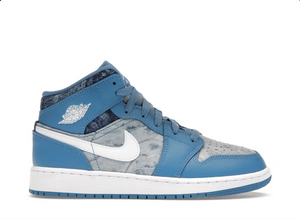 Jordan 1 Mid Washed Denim (GS)