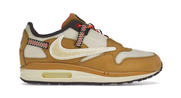 Nike Air Max 1 Travis Scott Cactus Jack Blé Goutte Citron