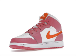 Jordan 1 Mid Pinksicle Orange Sécurité