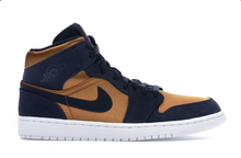 Load image into Gallery viewer, Jordan 1 Mid Obsidian Desert Ochre
