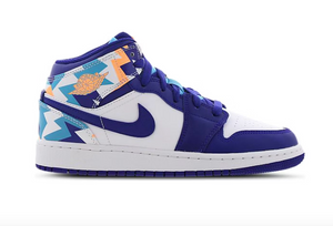 Jordan 1 Mid Geometric Print