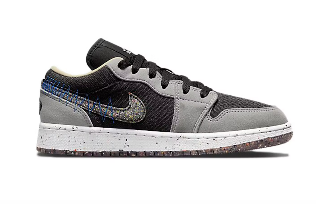 Jordan 1 Low SE Crater Grey Black