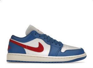 Jordan 1 Low Sport Bleu Gym Rouge