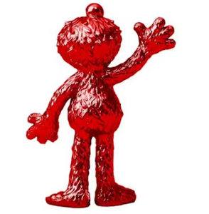 Jason Freeny XXRAY Plus x Mighty Jaxx Elmo (Chrome Red Edition) Figure