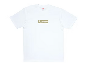 T-shirt Supreme Berlin Box Logo Blanc