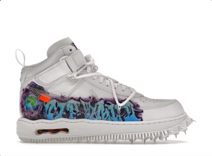 Nike Air Force 1 Mid Off-White Graffiti White