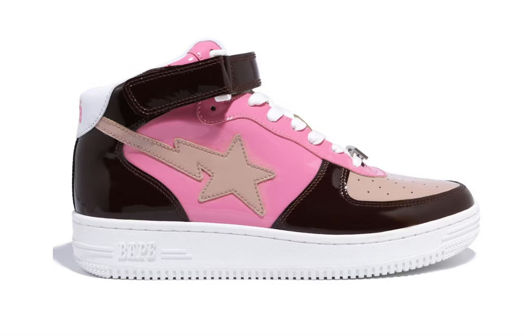 A Bathing Ape Bape Sta Mid Brown Pink Tan (2020)