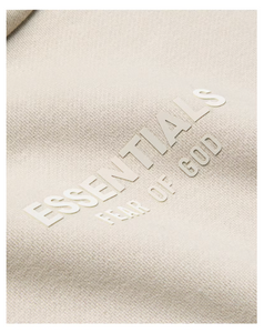 Fear of God Essentials Hoodie Silver Cloud